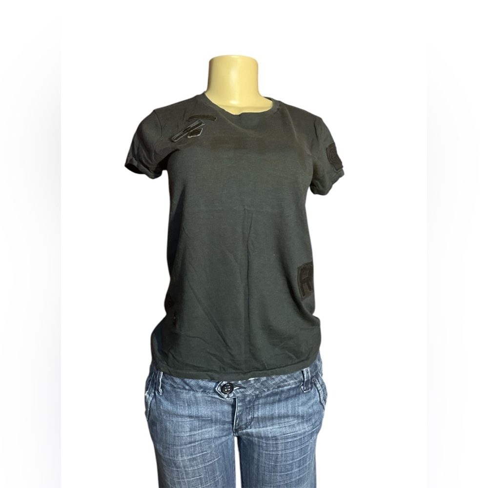 Polo By Ralph Lauren Black Fitted Short Sleeve T-Shirt